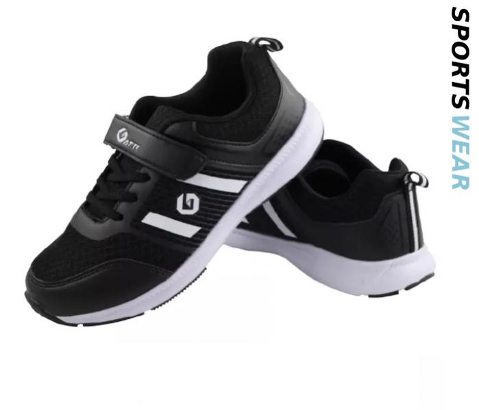 Gatti MIKIES Junior Kids Running Shoe - Black White 