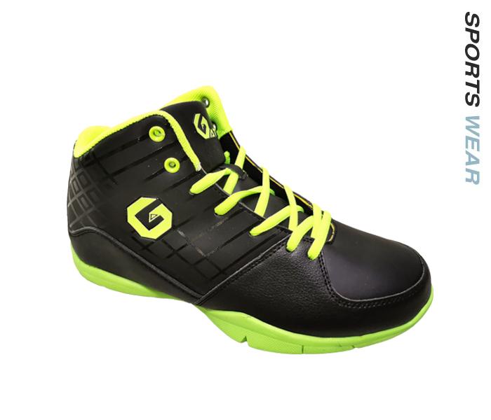 Gatti Men Basketball Shoe ANSON - Black/Neon Green 