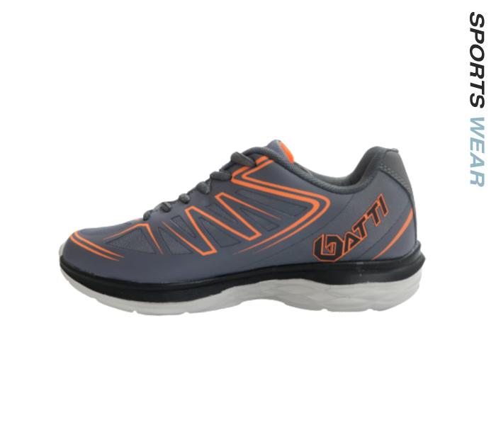 Gatti Men Running Shoe ZALEE - Grey/Orange 