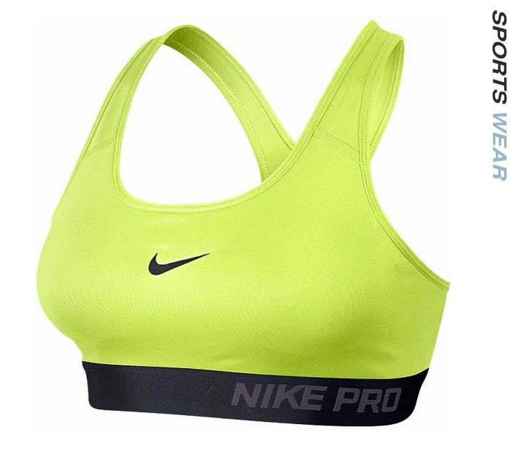 Nike AS Pro Classic Padded Bra - Bolt SKU: 589423-703 | www.sports-wear ...