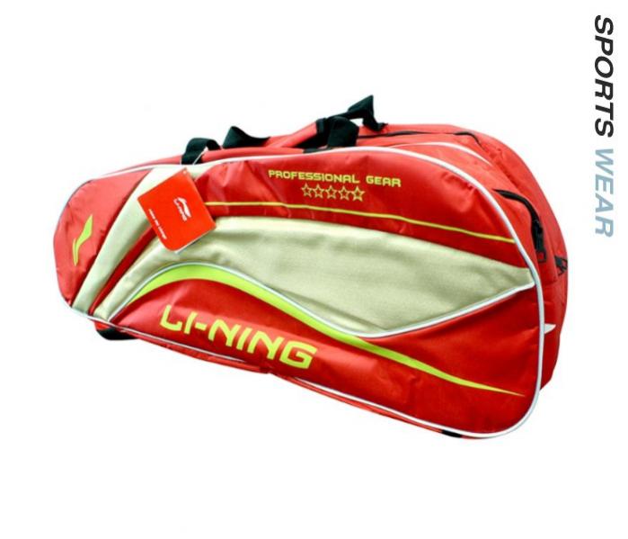 Li-Ning Badminton Kit Bag 9 in 1 - Red - ABDJ206 