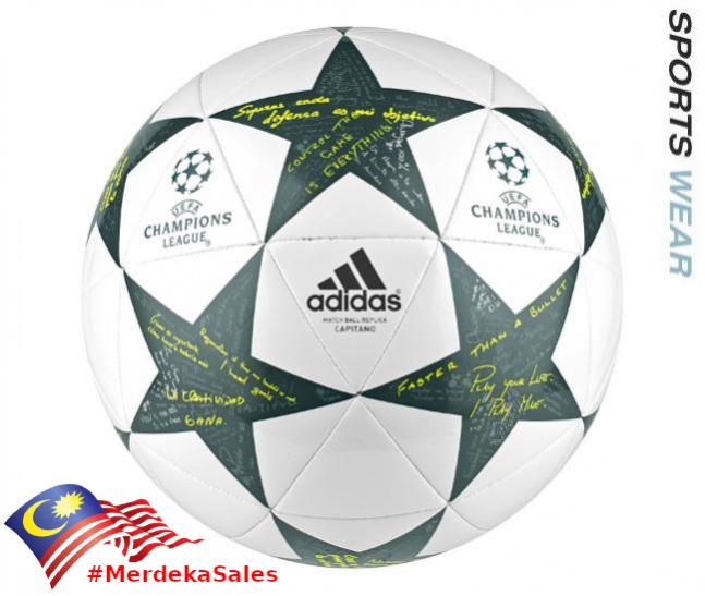 Adidas Finale 16 Capitano Soccer Ball - White - AP0375 