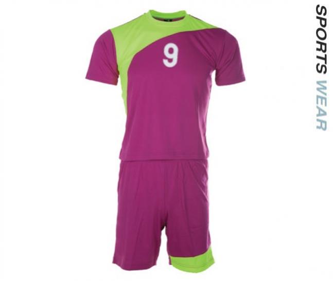 Arora Quick Dry Jersey Set (16+1) Junior - Purple/Green 