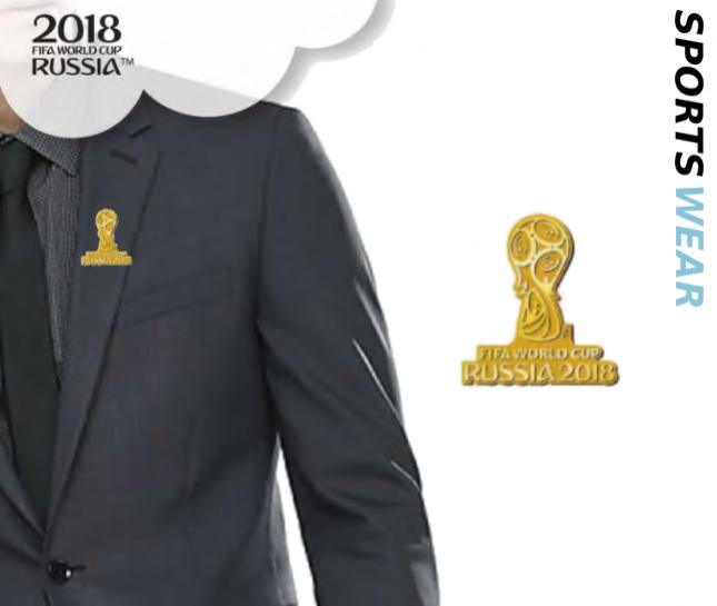 FIFA World Cup Gold Logo Pin 