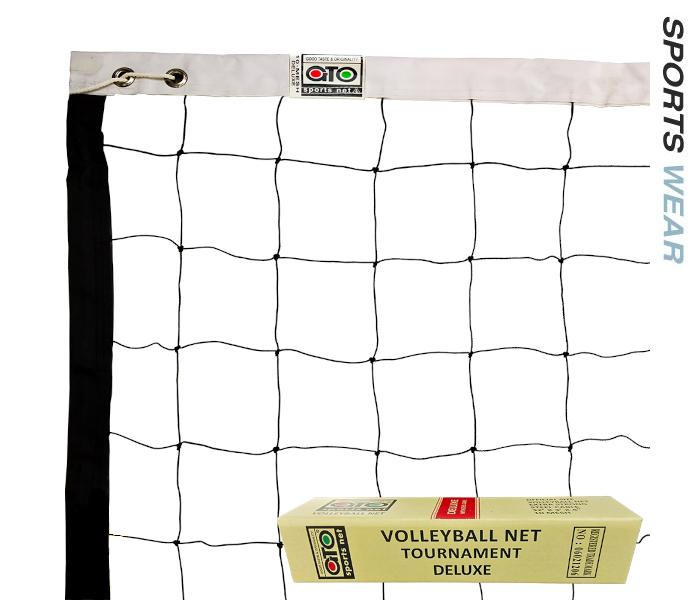 GTO Volleyball Net - Deluxe (With Cable) 