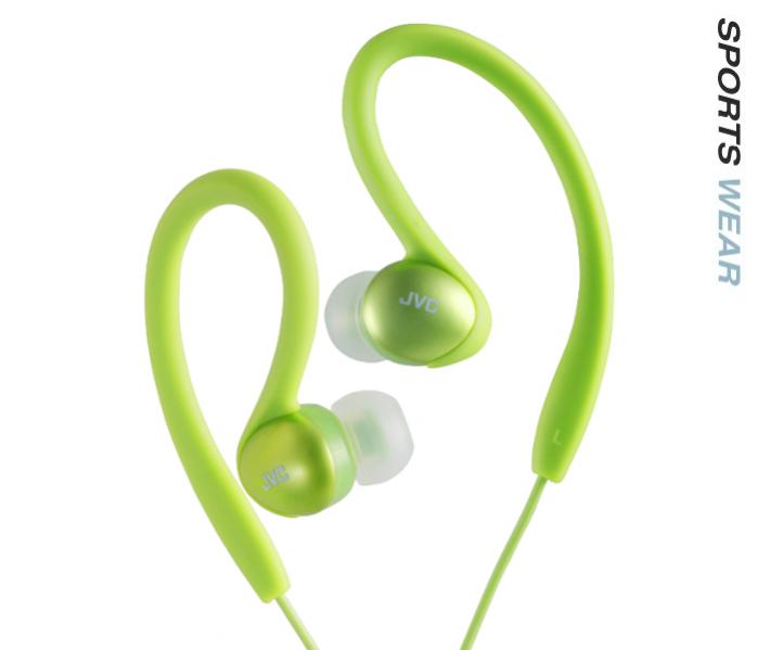 JVC Inner-Ear Sports Clip Headphones - Green