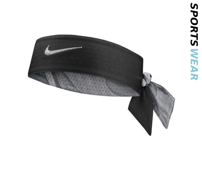 Nike Dri-fit Head Tie Reversible Printed - Black/Silver 