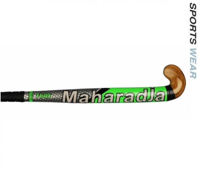 Maharadja Wooden Hockey Stick Fury Junior - Green 