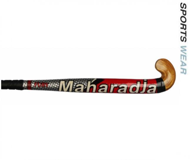 Maharadja Wooden Hockey Stick Fury Junior - Red 