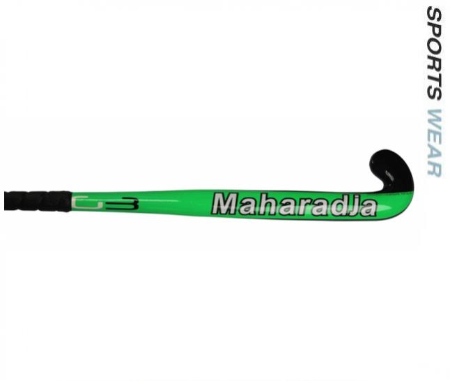Maharadja Wooden Hockey Stick G3 - Green 