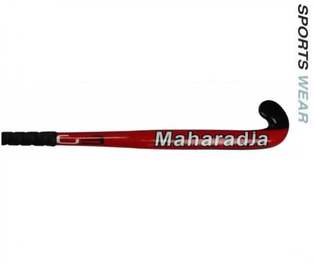 Maharadja Wooden Hockey Stick G3 - Red 