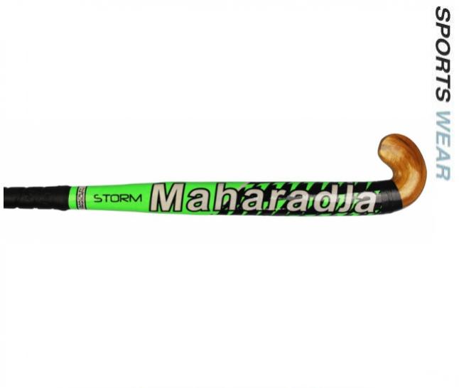 Maharadja Wooden Hockey Stick Storm - Green 