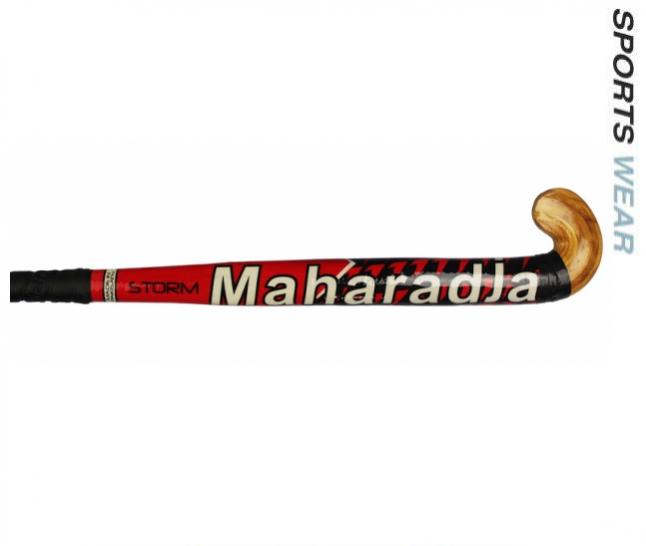 Maharadja Wooden Hockey Stick Storm - Red 